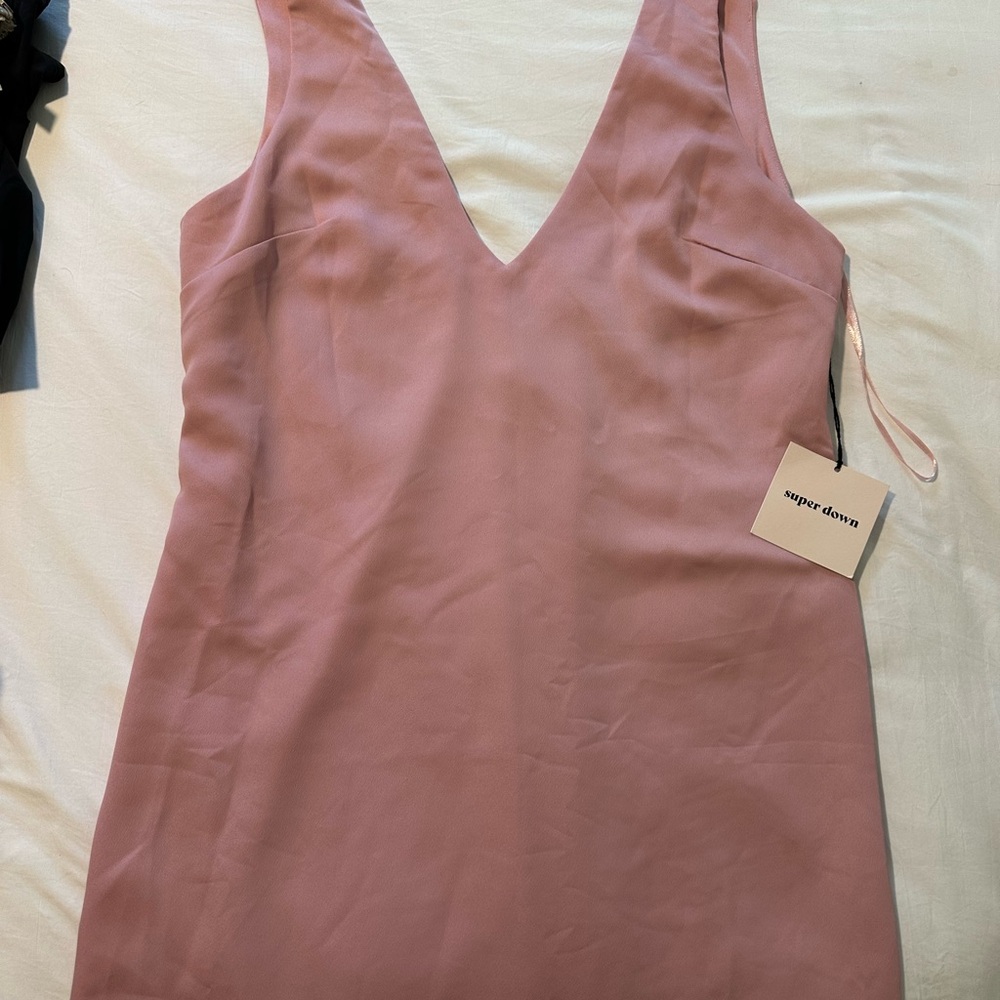 Superdown Pink Sleeveless Mini Dress